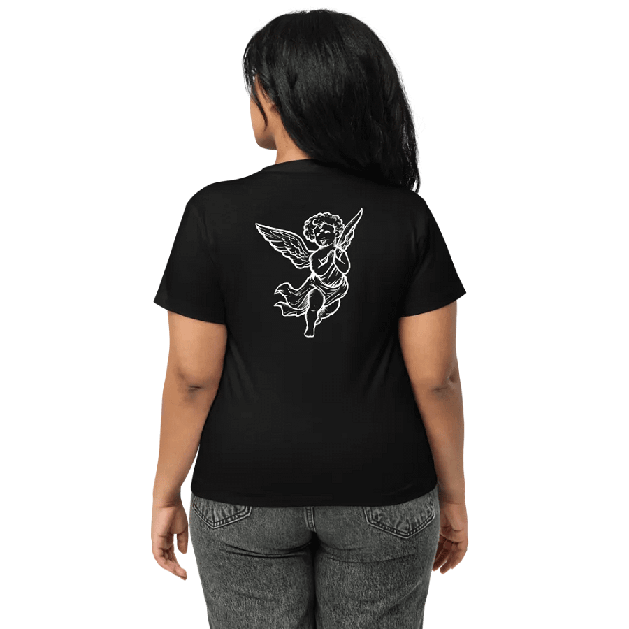 Synner Angel High Waisted Tee (White Embroidery) product image (1)