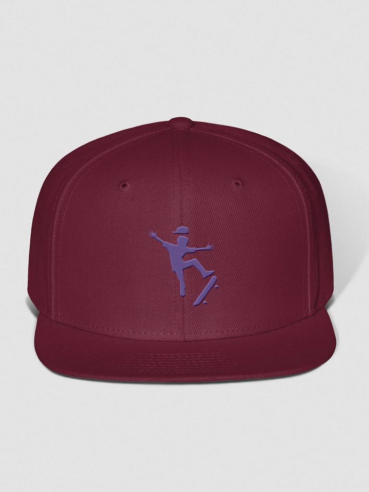 Dazzle Deck Burgundy Maroon Baseball Cap product image (1)