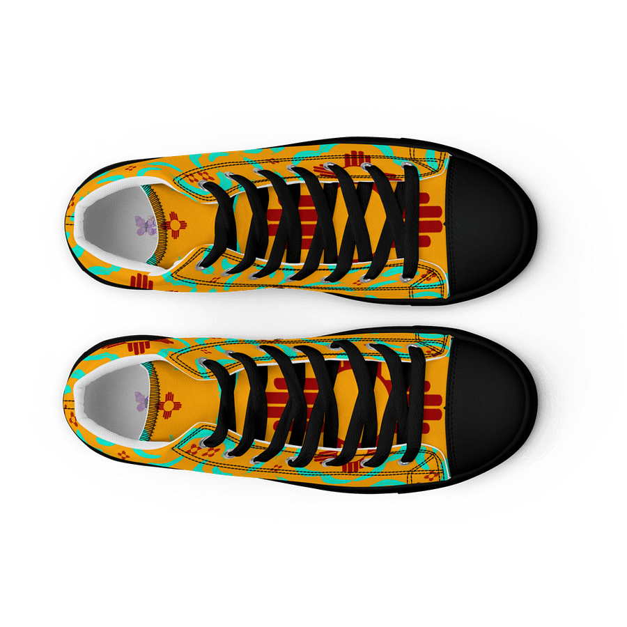 Zia Turquoise Feather High Tops product image (12)