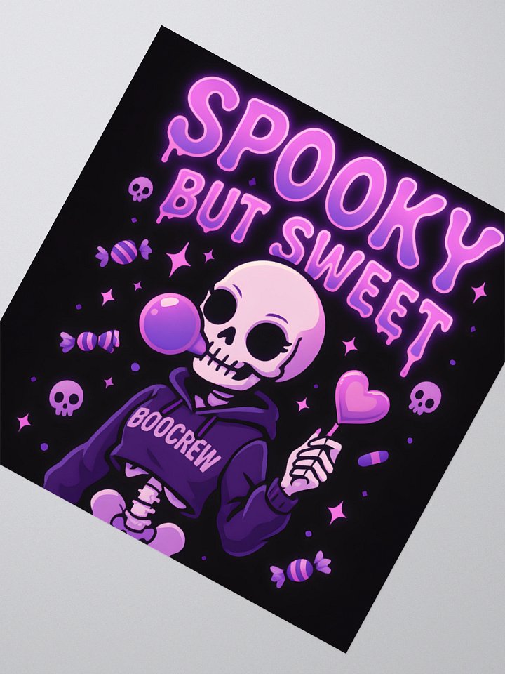 Spooky But Sweet Skeleton Sticker product image (2)