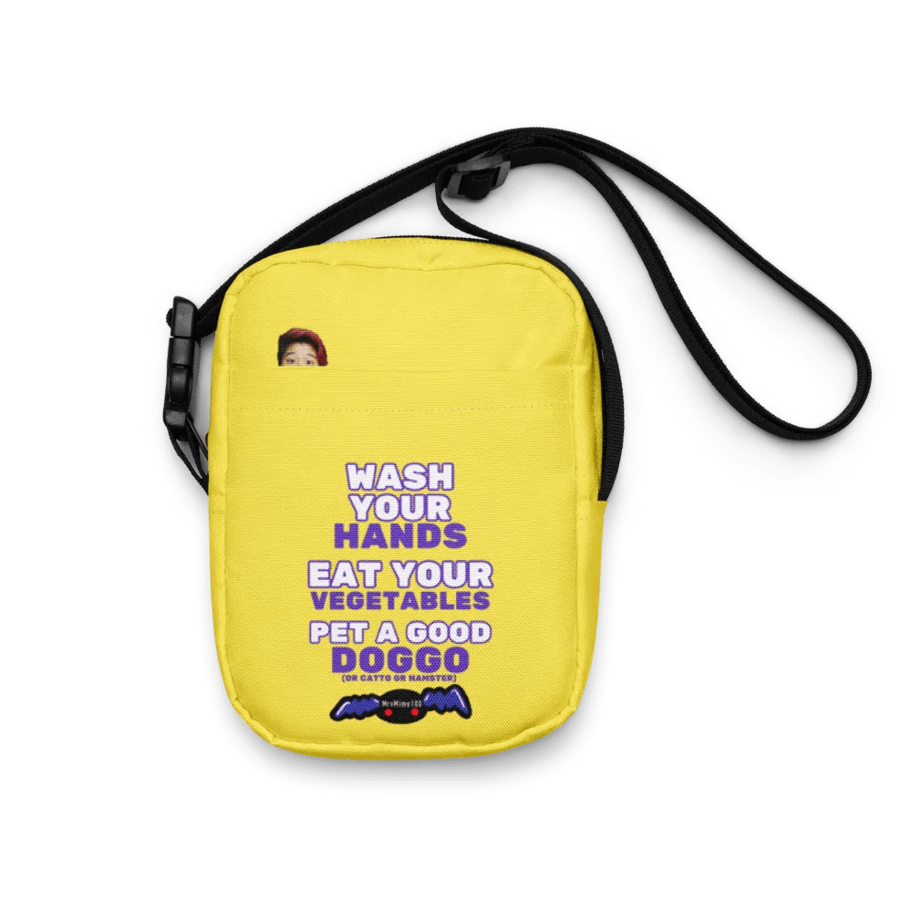 Wash Your Hands, Eat your Veggies, Pet a Doggo (Instinct Crossbody Bag) product image (7)