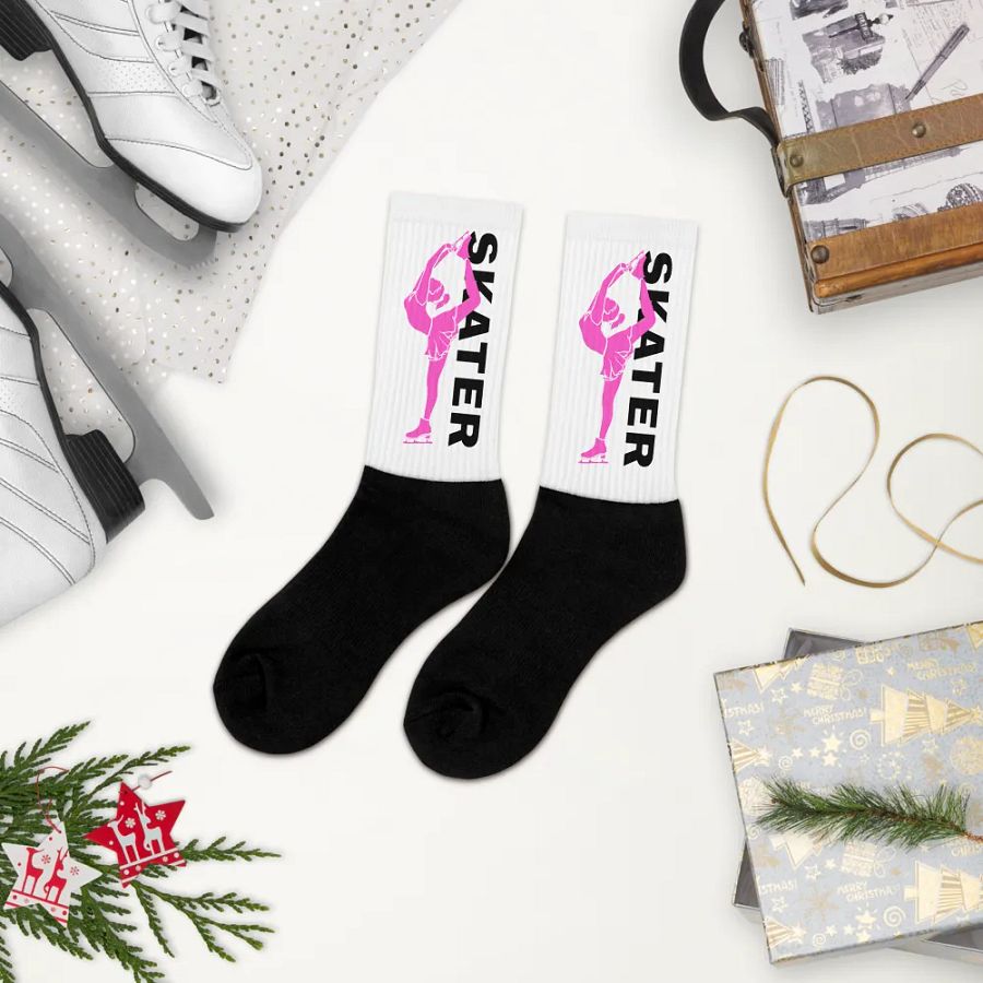 White SKATER Socks product image (11)