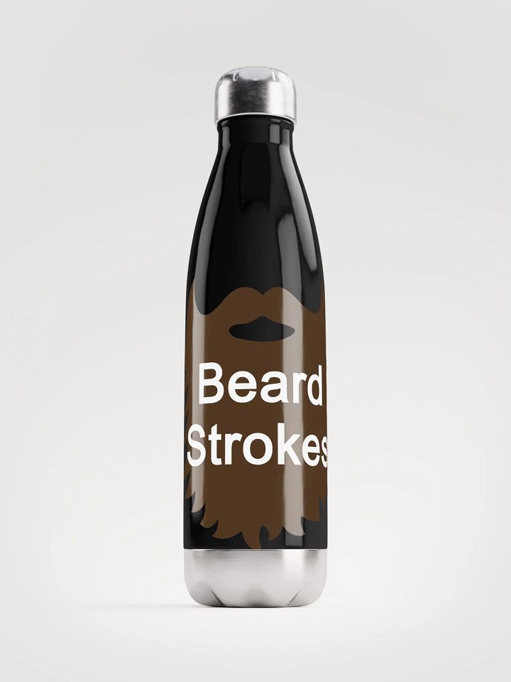 Beard Strokes Stainless Steel Bottle product image (1)