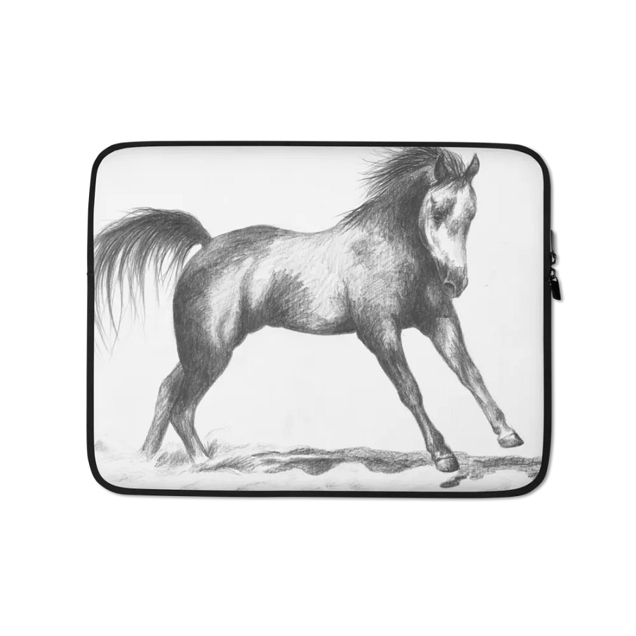 Arab horse cantering laptop sleeve product image (2)