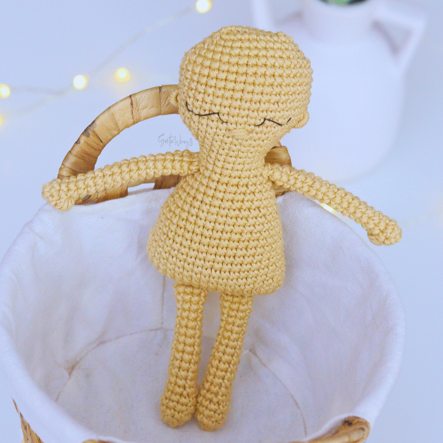 Crochet Doll Base Pattern - Amigurumi Body for Custom Dolls (Digital Download) product image (6)