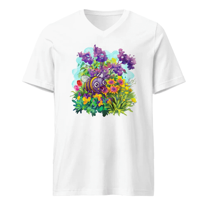 Gettin' Pollenated V-Neck Jersey T-Shirt product image (5)