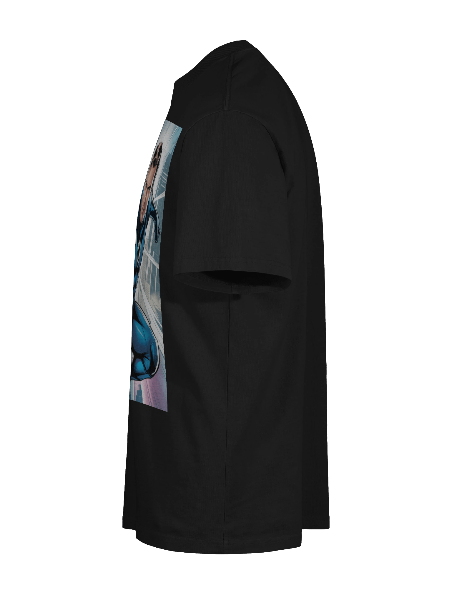 Mister Fantastic Metropolis Stretch Oversized Faded T-Shirt – Elastic Urban Eclipse product image (10)