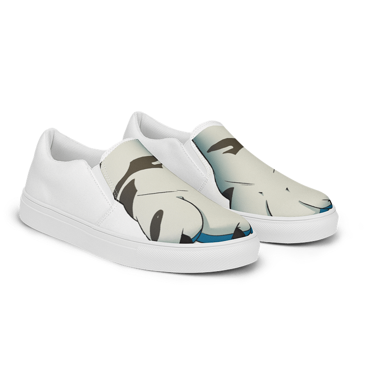 Tiger2Paws Men's Slip-On Canvas Shoes - White product image (2)