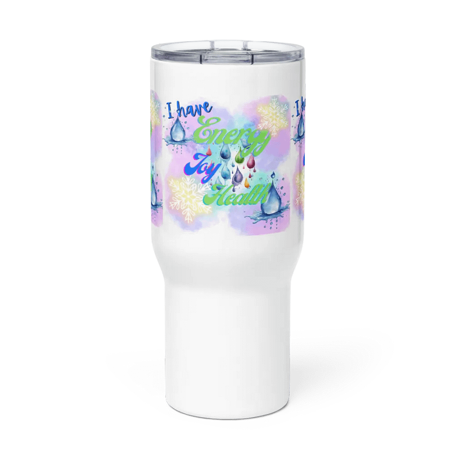 Joyful Energy Water Travel Mug for busy ladies moms daughtersfriends product image (3)