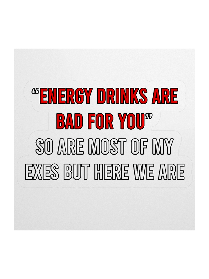 Energy Drinks - Sticker product image (1)