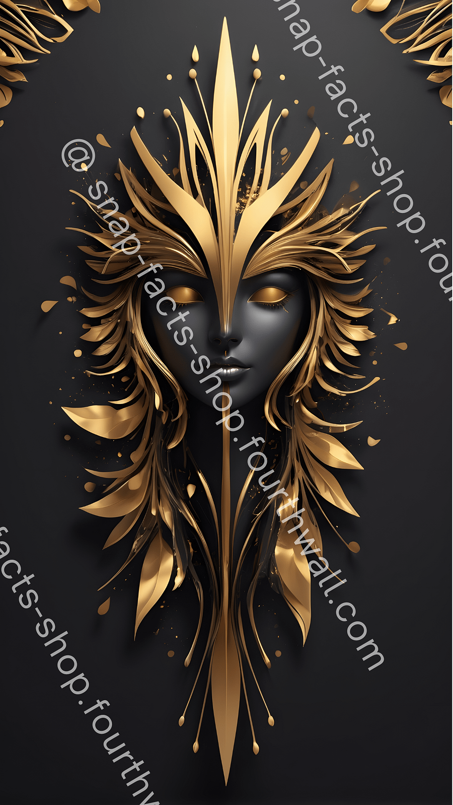 Floral Majesty in Gilded Symmetry product image (1)