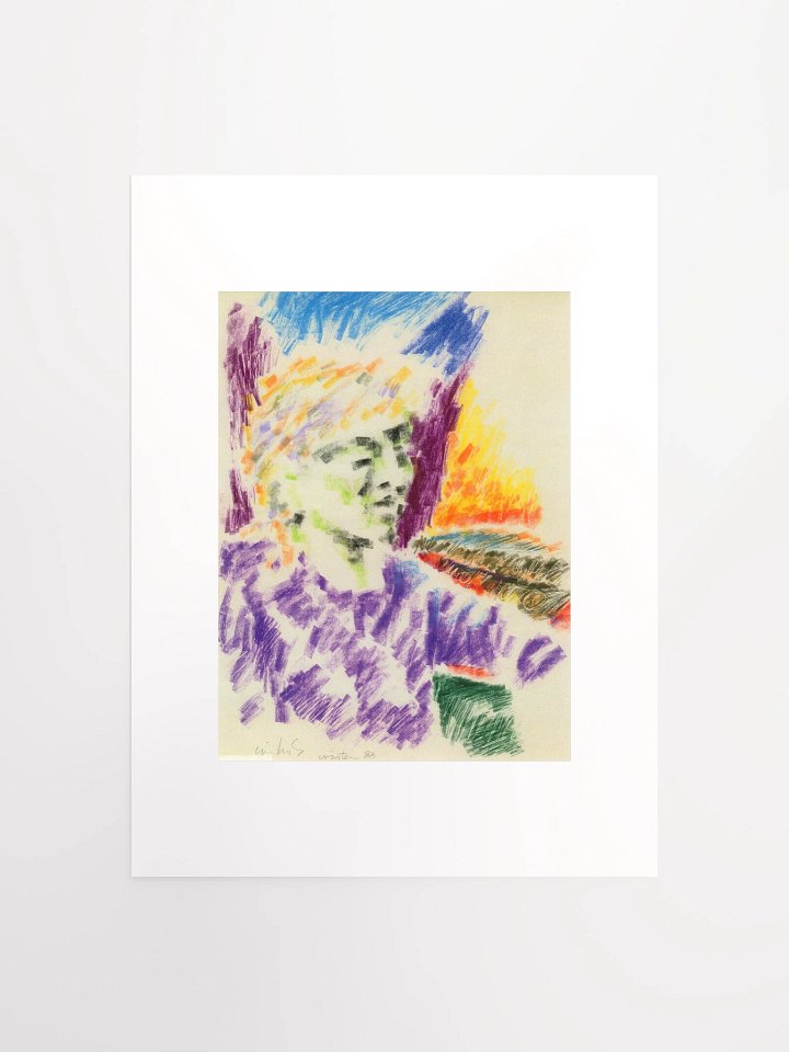 Head of a Woman 1988 print product image (1)