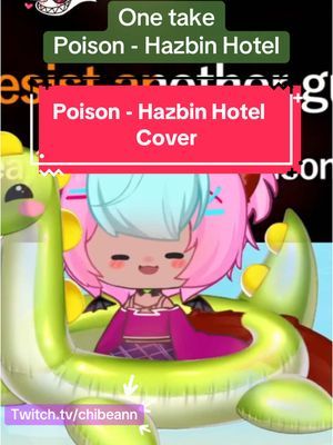 Another one take of a hazbin song! This time I sang POISON | catch me live here -> twitch.tv/chibeann #hazbinhotelcover #poison #angeldust #vtuber #vtubermusic #songcover #onetake 