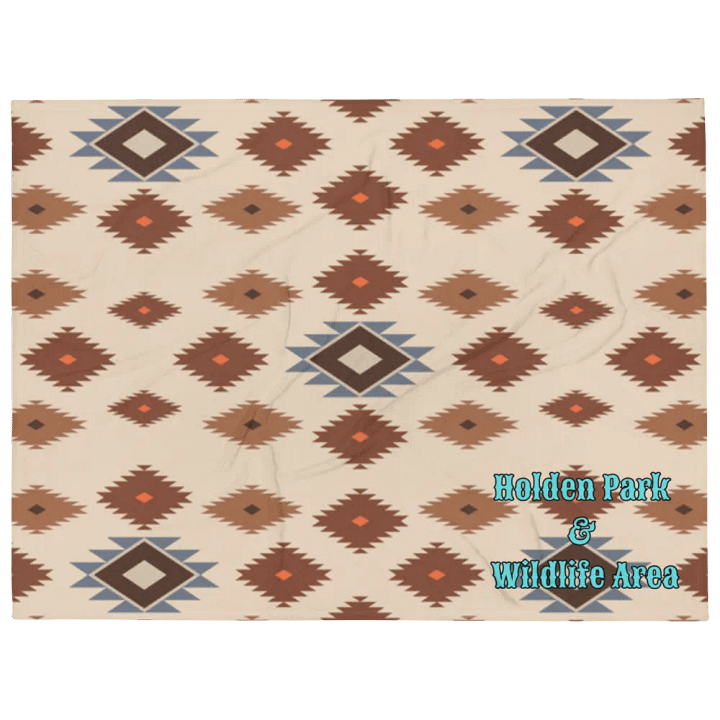 Wildlife Geometric Harmony Throw Blanket product image (1)