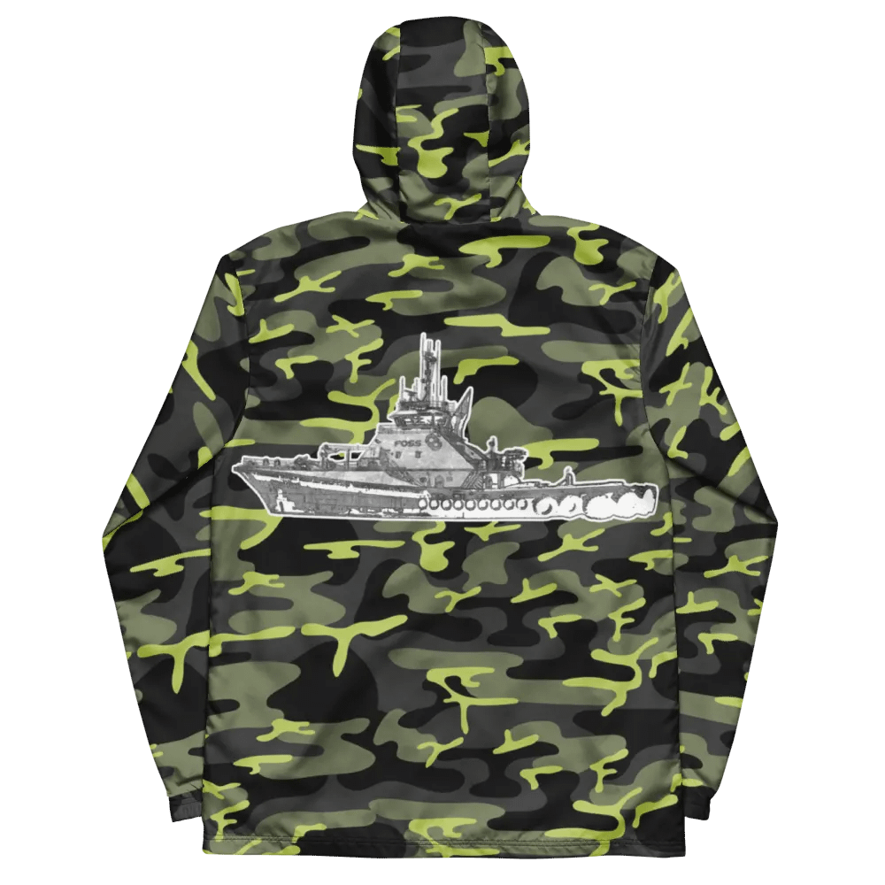 Camouflage Foss tug Sketch Windbreaker product image (1)