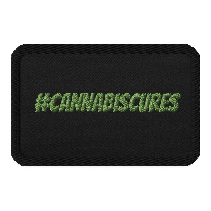 Green #CANNABISCURES Patch product image (1)