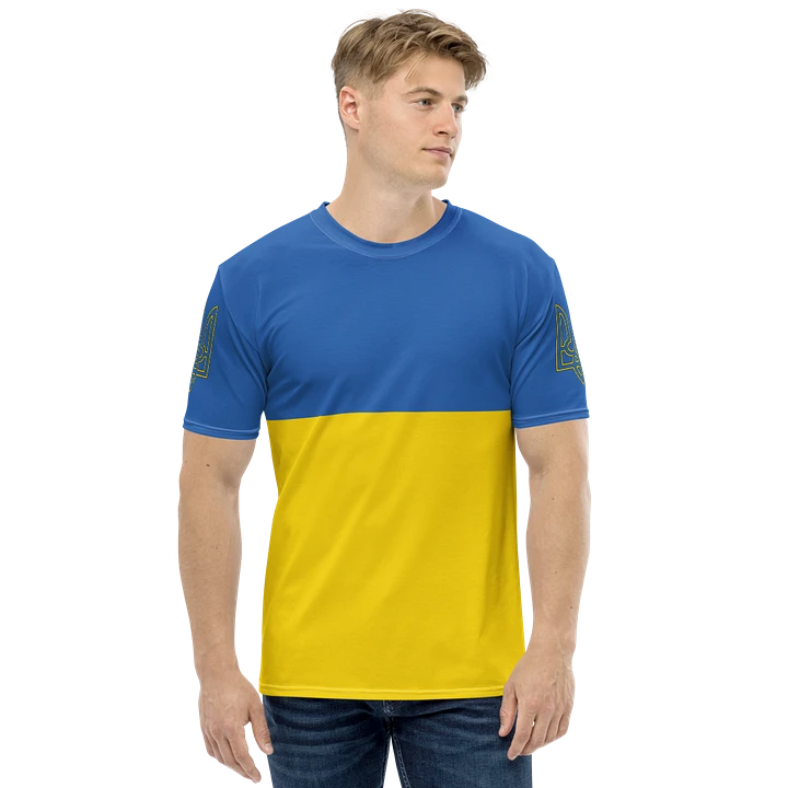 Ukraine - Blue Sleeves - All-Over Print Crew Neck T-Shirt product image (1)