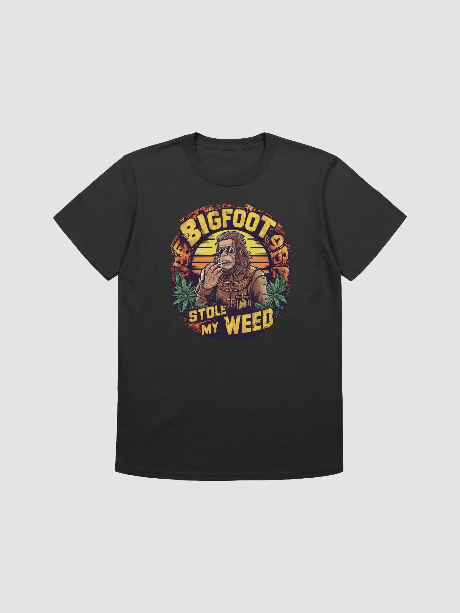 BigFoot Stole My Weed Graphic Unisex T-shirt product image (6)