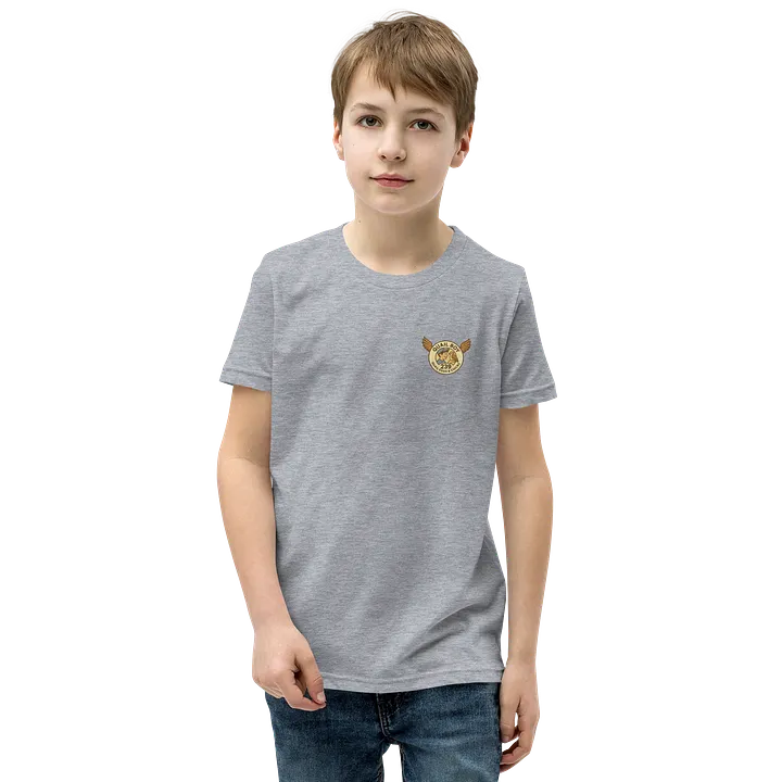 Quail Boy Youth T-Shirt – Cute Farm Bird Graphic on Bella+Canvas Kids Tee product image (1)