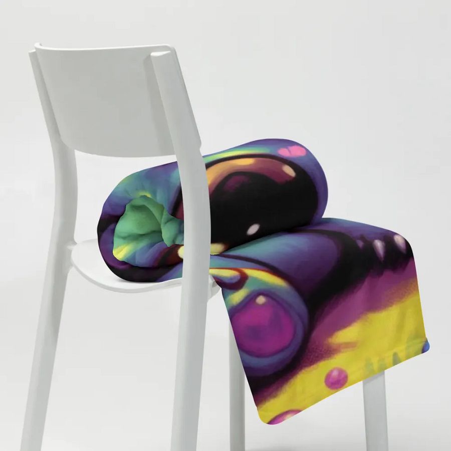 Starry Nights with Cute Cthulhu Blanket product image (20)