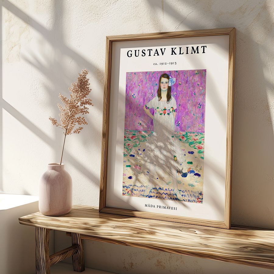 Mada Primavesi by Gustav Klimt Vintage Art Nouveau Poster product image (21)