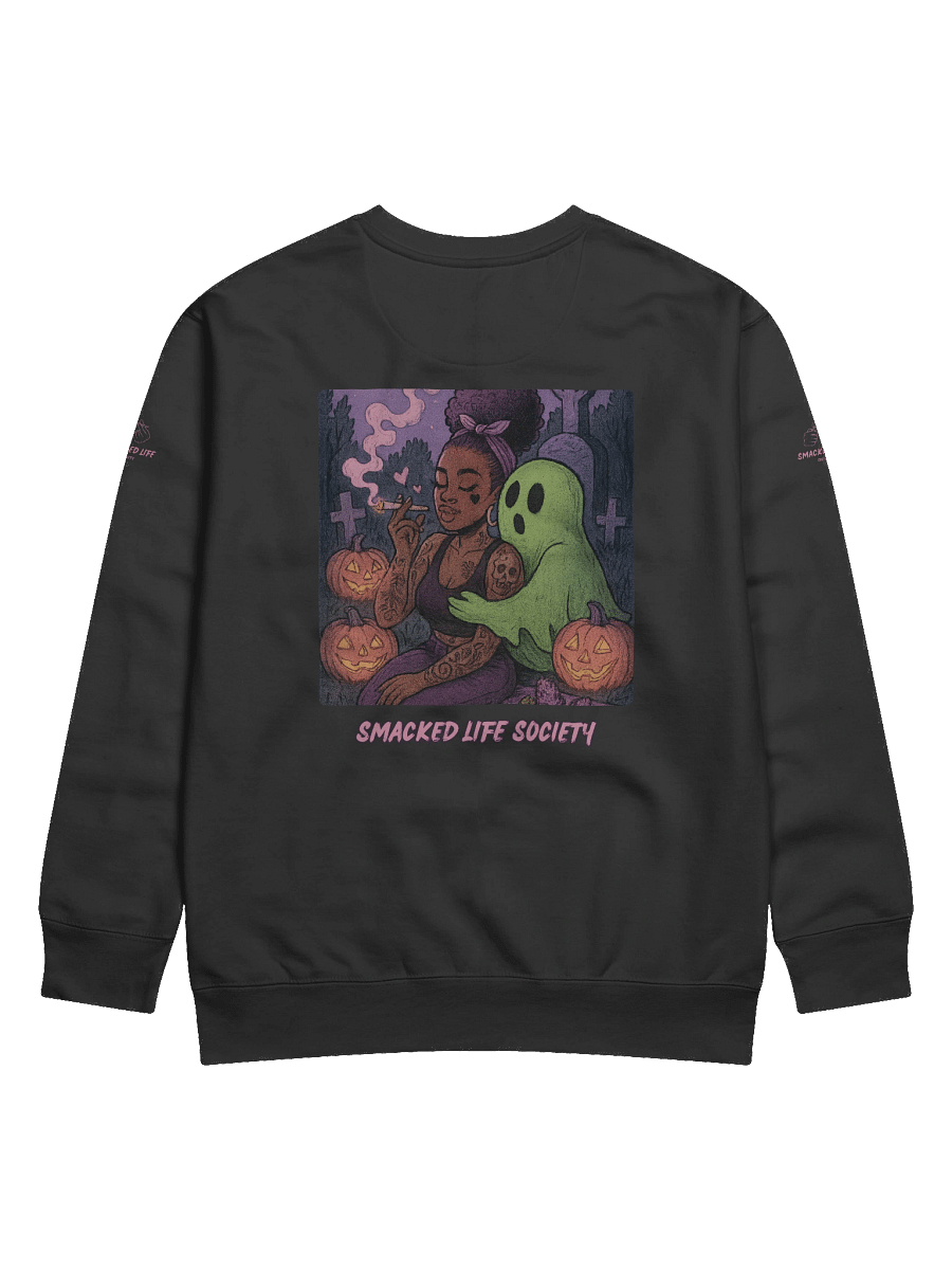 Smacked on Boo – Haunted Love Unisex Sweatshirt product image (4)