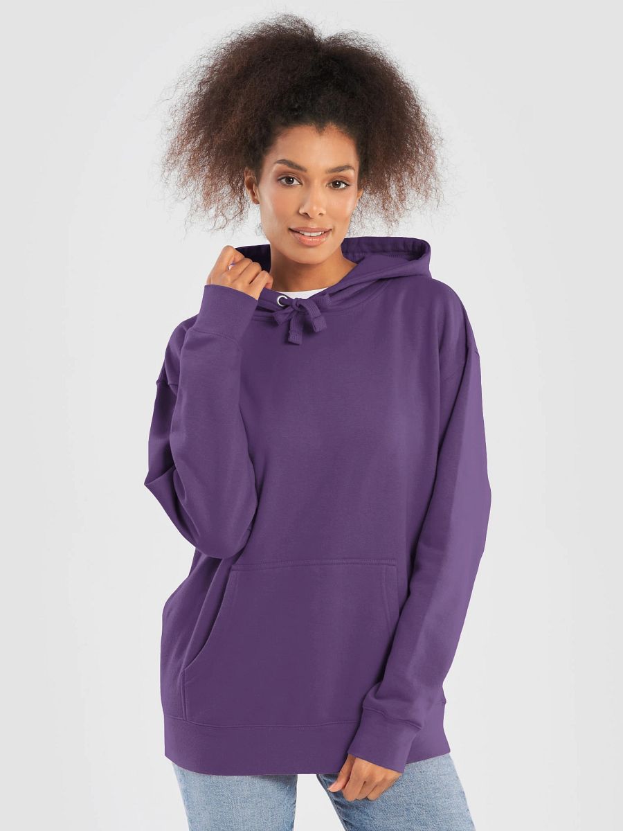 Plain Color Purple Hoodie product image (1)