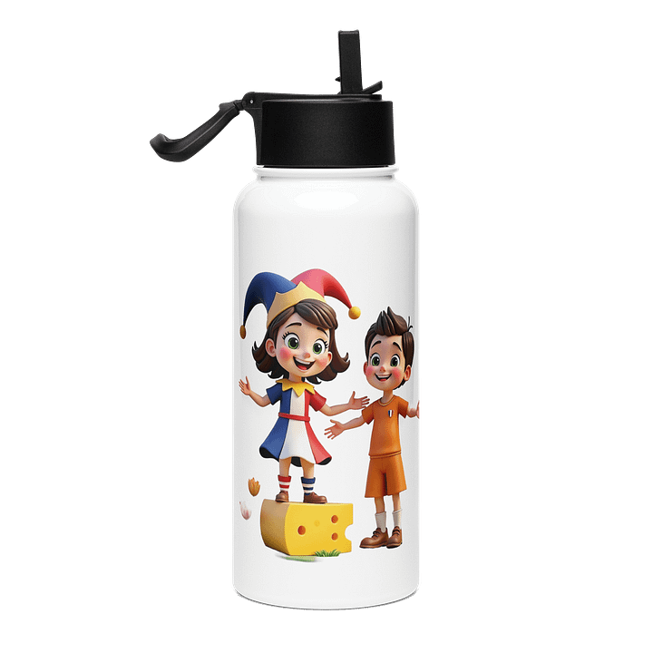 🇳🇱 JessyJesty “Dutch Delight” Stainless Steel Water Bottle (32 oz) – Tulips, Windmills & Everyday Fun! product image (2)