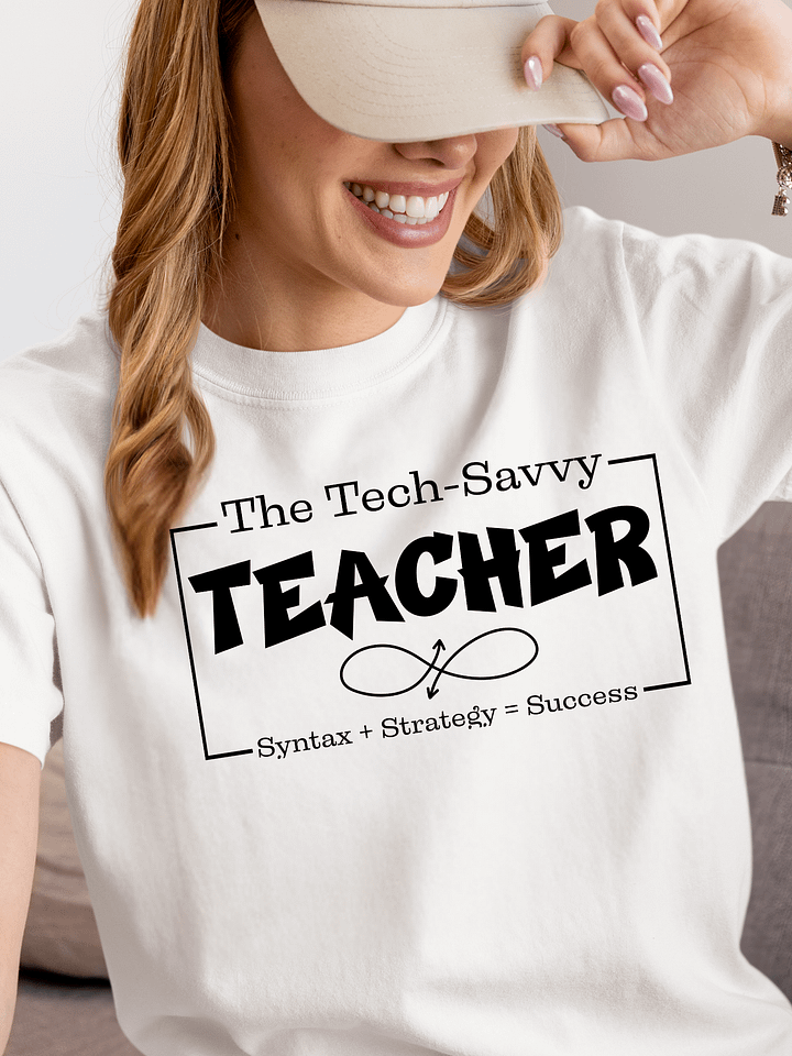 The Tech-Savvy Teacher, Syntax + Strategy = Success Comfort Colors T-shirt product image (19)