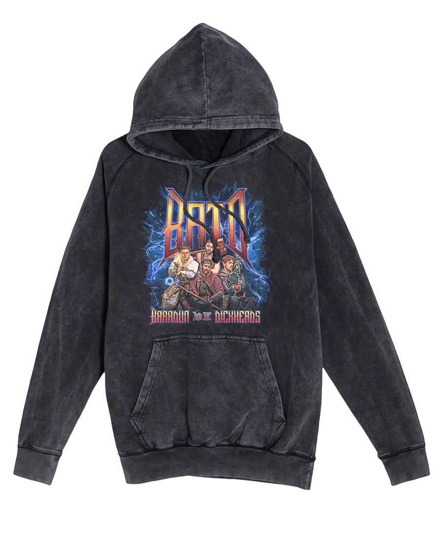 Black store band hoodie