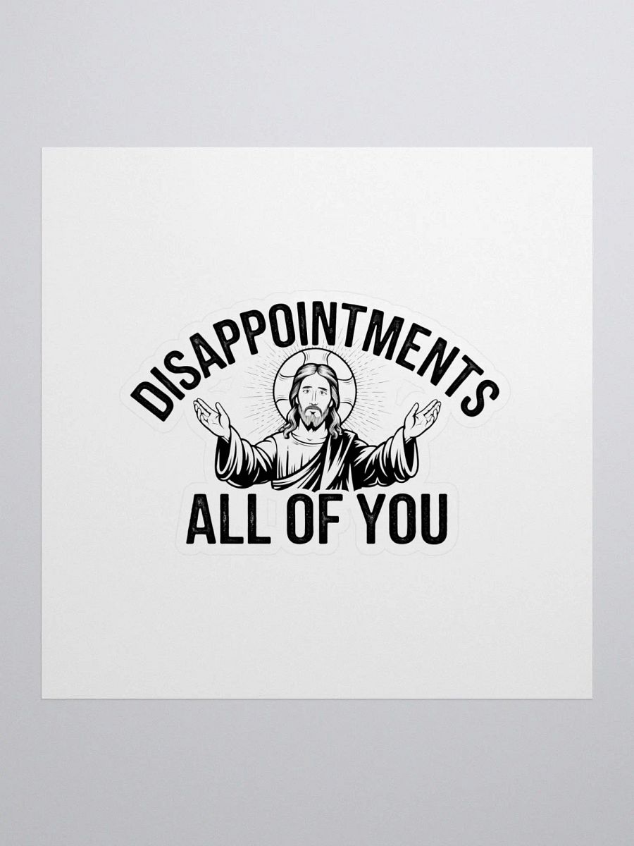 Divine Disappointment Kiss Cut Stickers product image (2)