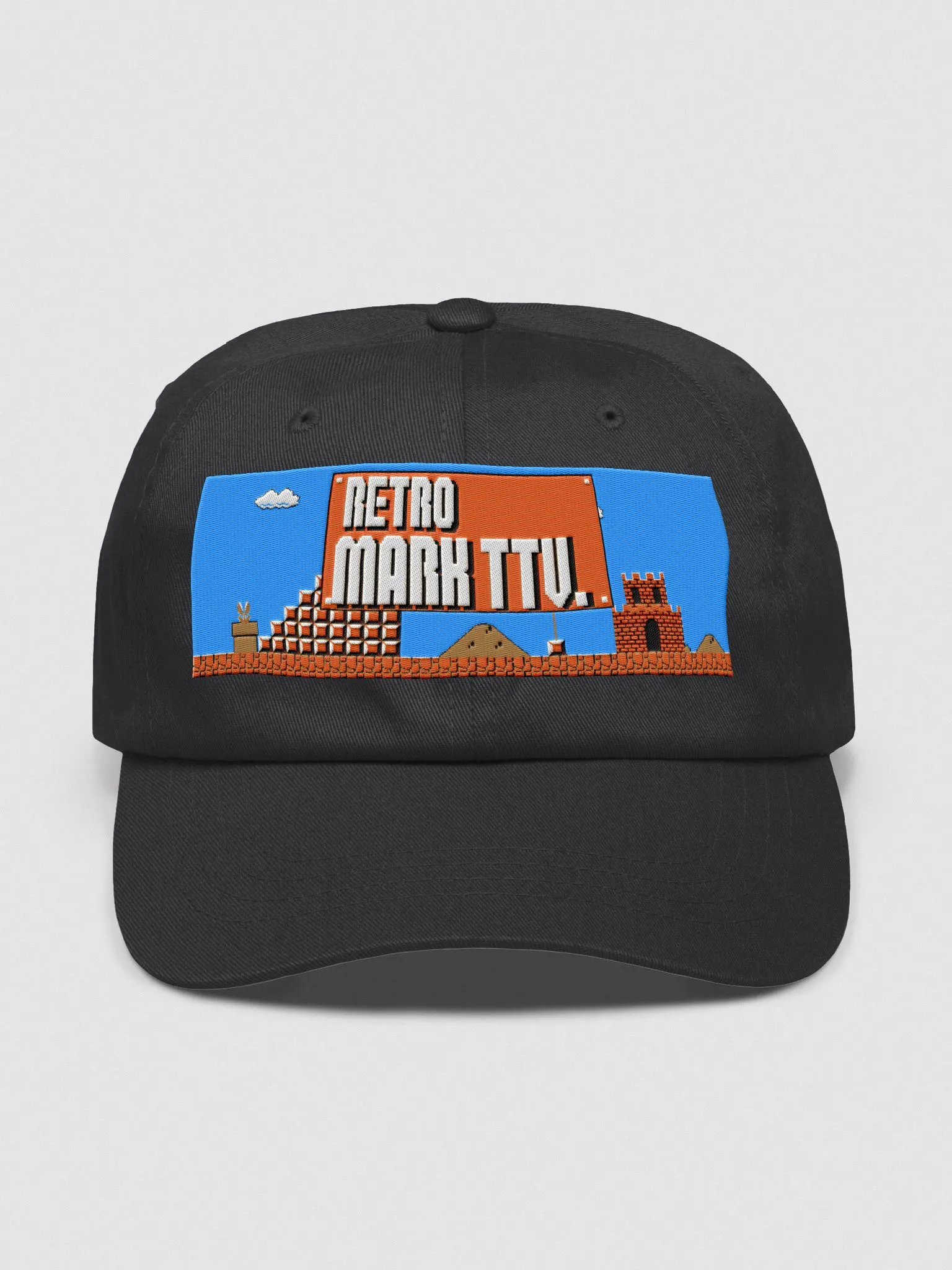 Retro Mark TTV Pixelated Castle Dad Hat product image (2)