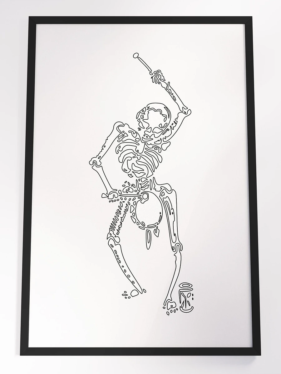 Eco-Friendly Matte Skeleton Art Poster product image (1)