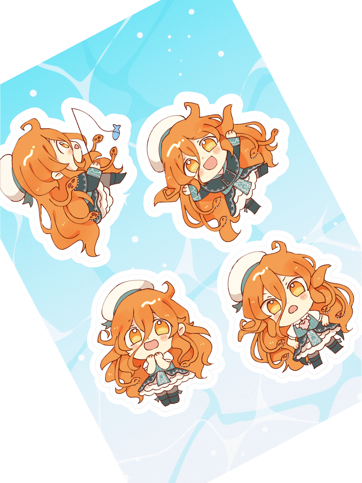 Illith Chibi Sticker Sheet product image (1)