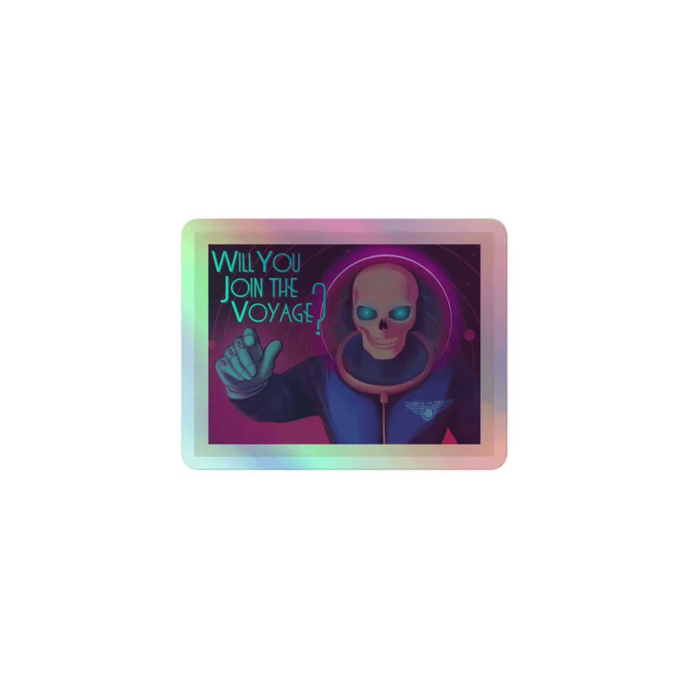 Cosmic Voyager Holographic Sticker product image (1)