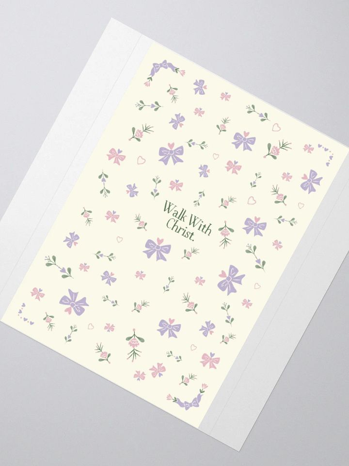 Walk With Christ Floral Kiss Cut Sticker Set product image (5)
