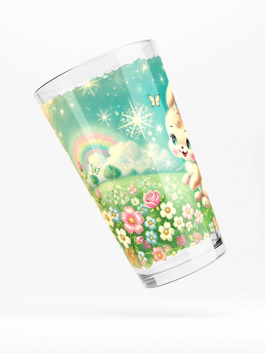 Rainbow Bunny 16 oz Glass product image (4)