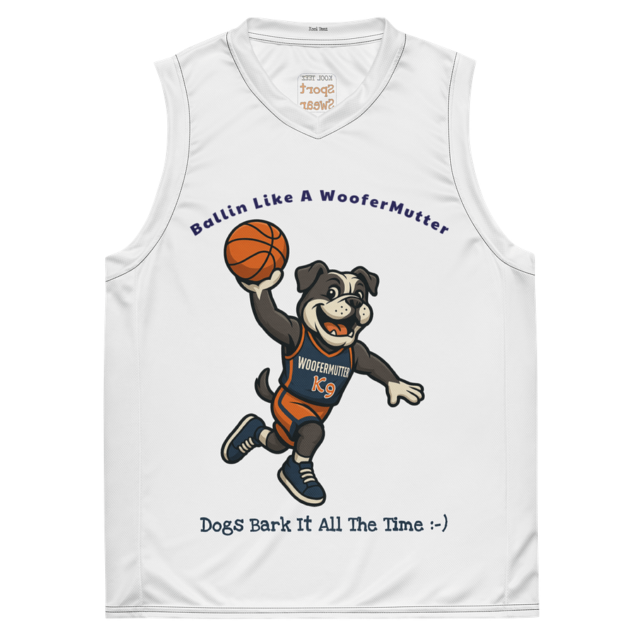 Bulldog Unisex Basketball Jersey product image (1)