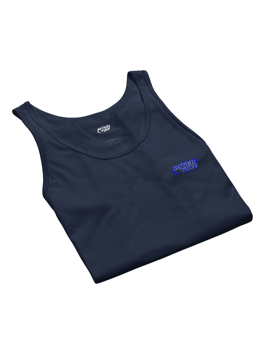 Men's Blue Starry River Vibz Logo Tank product image (7)