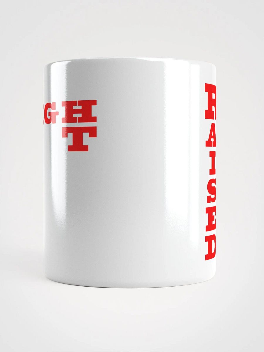 Raised Right White Mug product image (9)