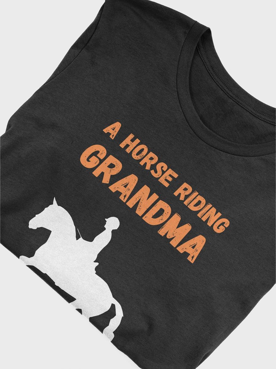 A Horse Riding Grandma - Unisex T-shirt Bella Canvas 3001 product image (15)