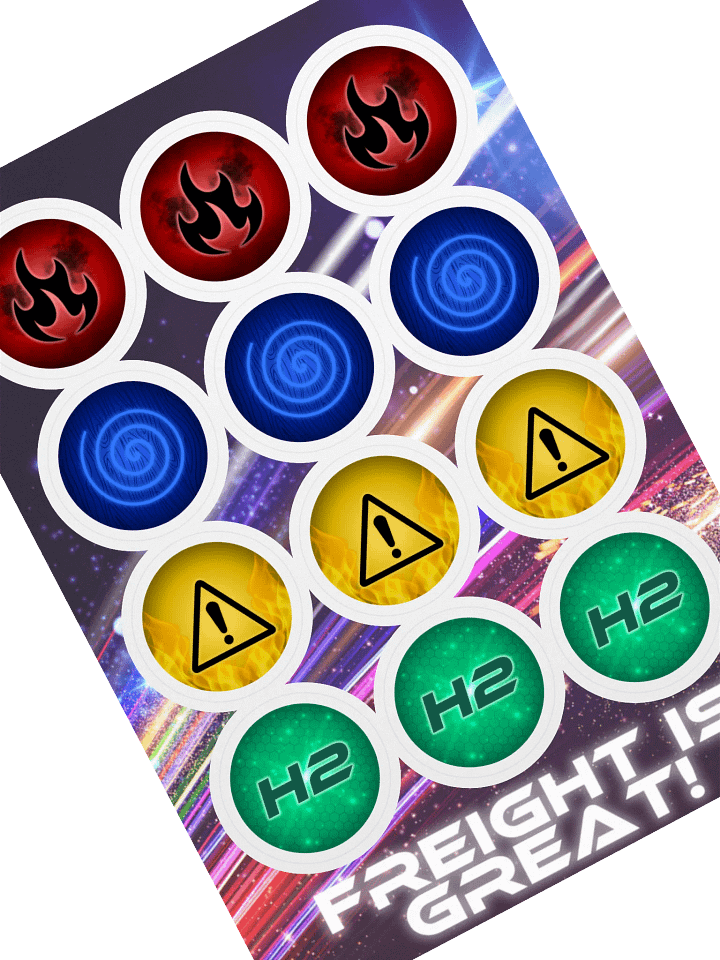 Freight Is Great! - Freight Trucks Sticker Set (Starlight Express) product image (1)
