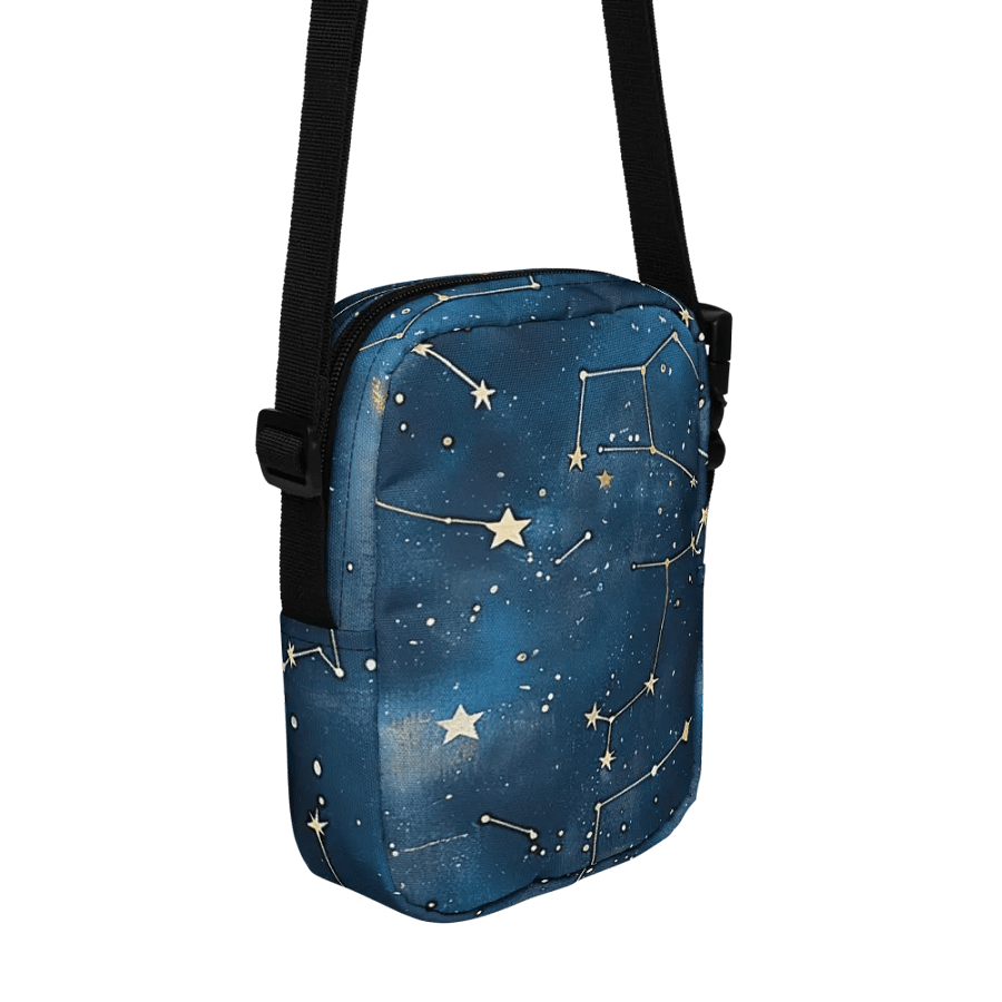 Starry Night Sky Utility Crossbody Bag product image (2)