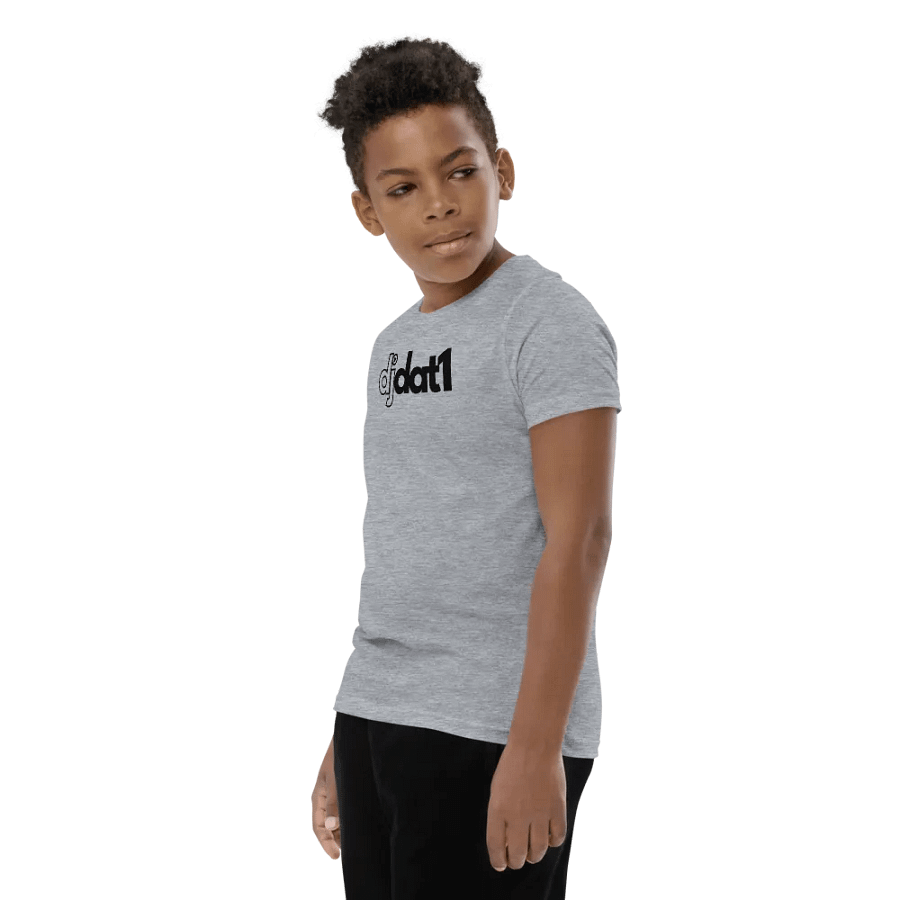 [DJDAT1] Youth T-Shirt (black logo) product image (67)