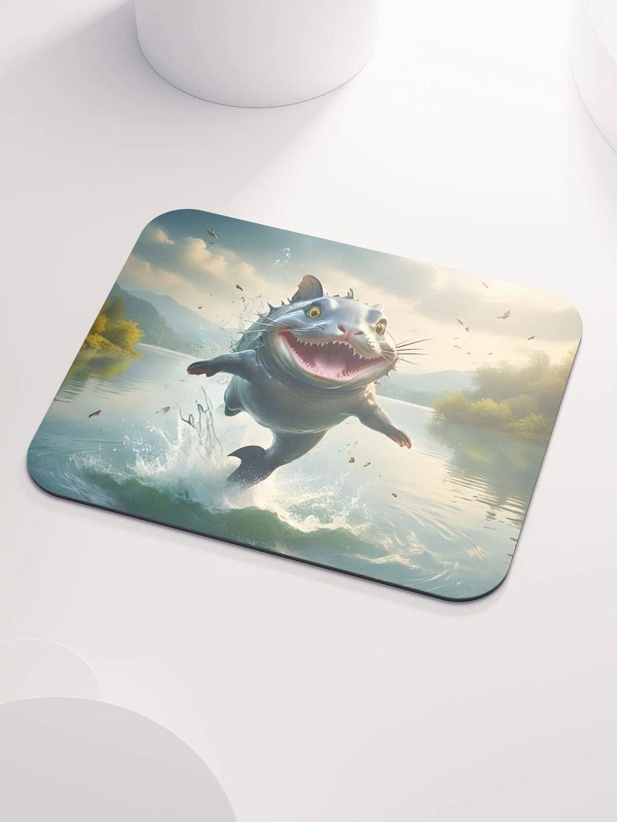 Whimsical Cat-Fish Mouse Pad product image (3)
