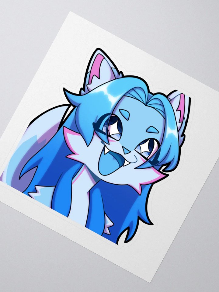 Wolfy Excited Sticker product image (2)