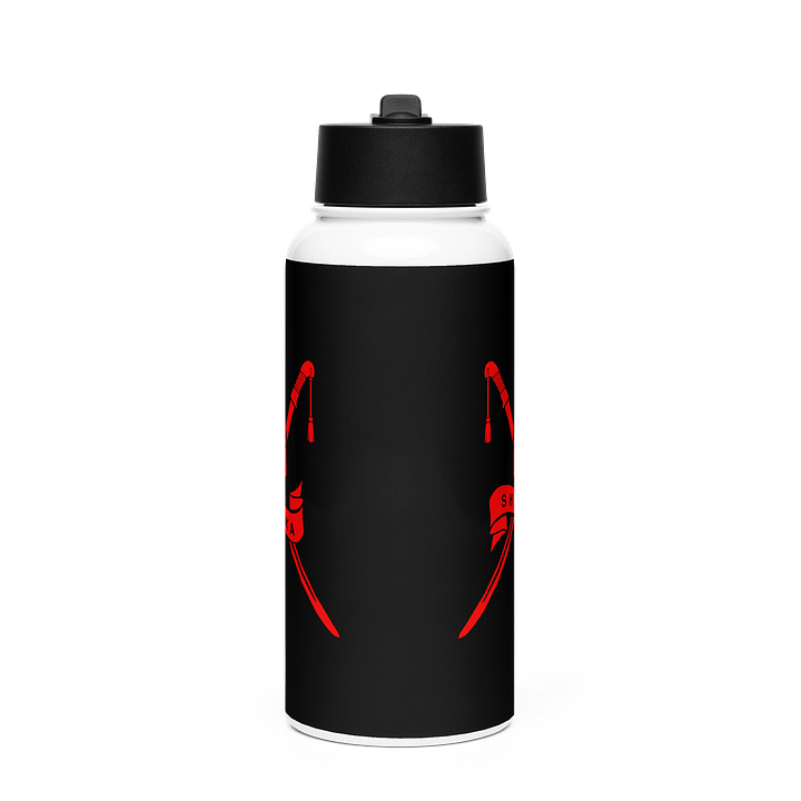 Red Shashka Water Bottle with Straw product image (2)
