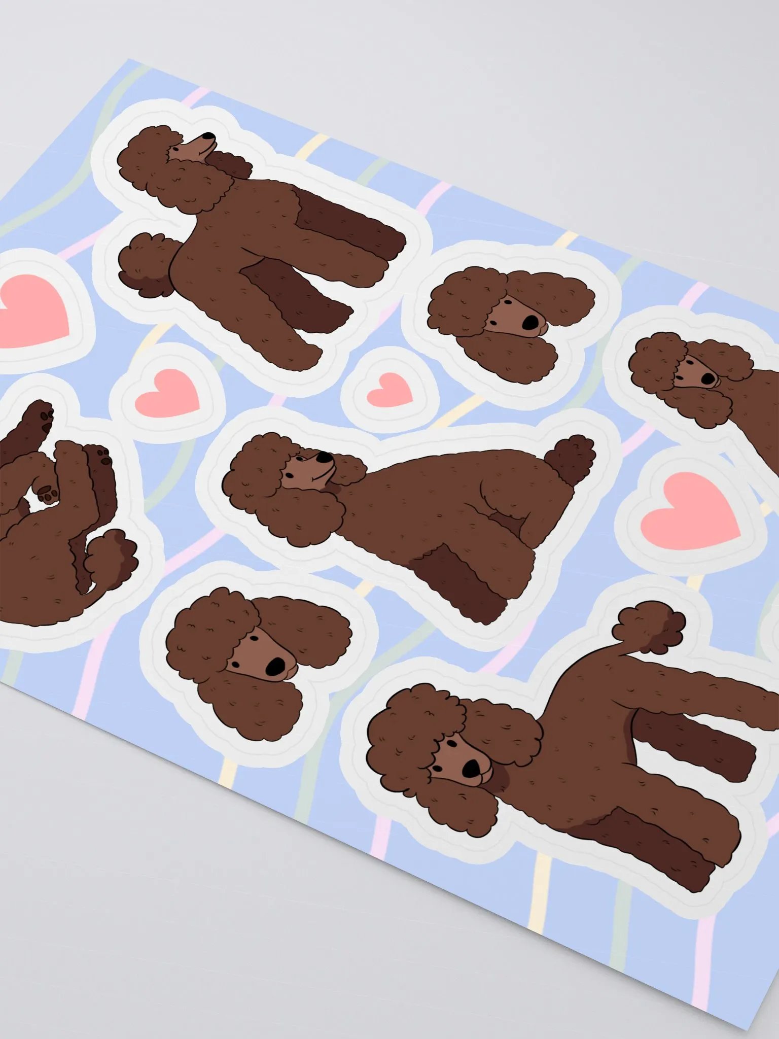 Adorable Chocolate Poodles Sticker Extravaganza product image (3)