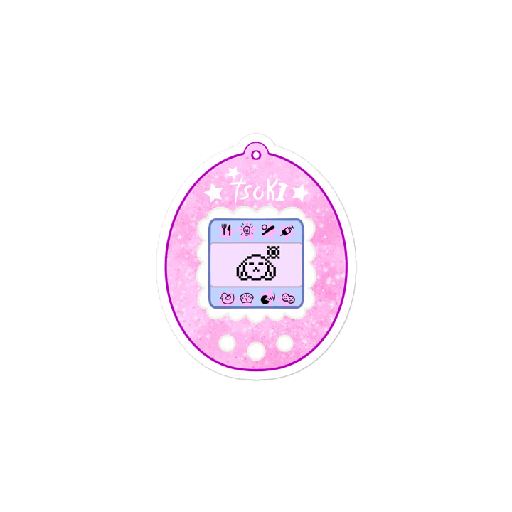 Tsuki the Moon Bunny Digital Pet Magnet product image (2)