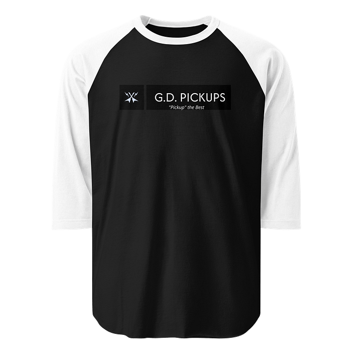 G.D. Pickups Official Logo 3/4 Sleeve Baseball Tee product image (1)